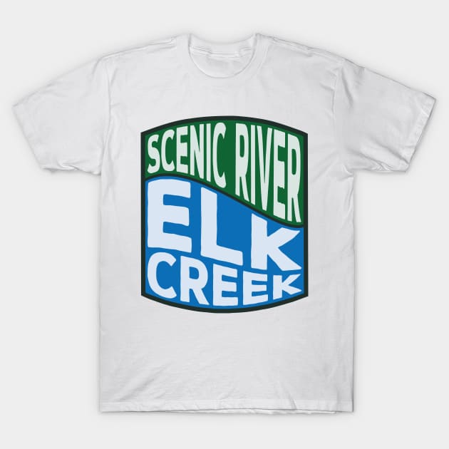 Elk Creek Scenic River wave T-Shirt by nylebuss